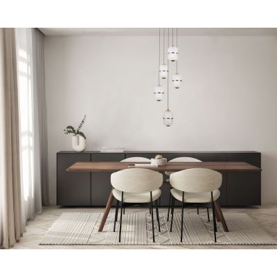 Italux Alani lampa wisząca 5x28 W złota PND-34375-5-HBR