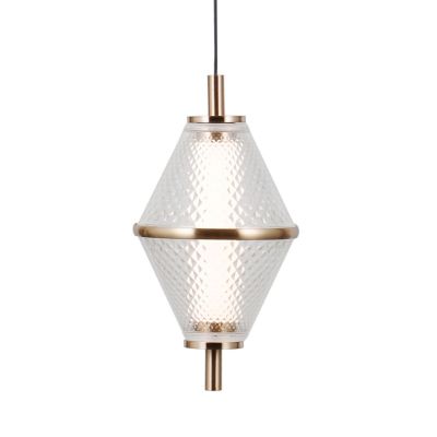 Italux Fuente lampa wisząca 3x15 W złota PND-34395-3-HBR