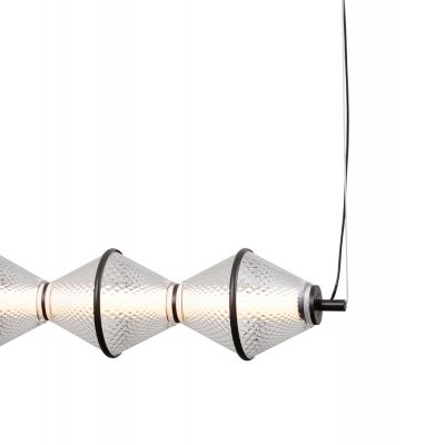 Italux Fuente lampa wisząca 1x25 W czarna PND-34395-5-BK