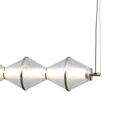 Italux Fuente lampa wisząca 1x25 W złota PND-34395-5-HBR