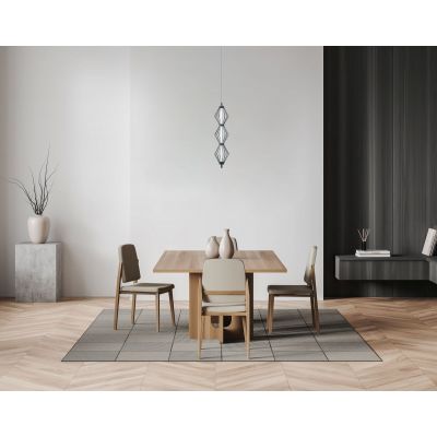 Italux Sevil lampa wisząca 3x15 W czarna PND-34403-3V-BK