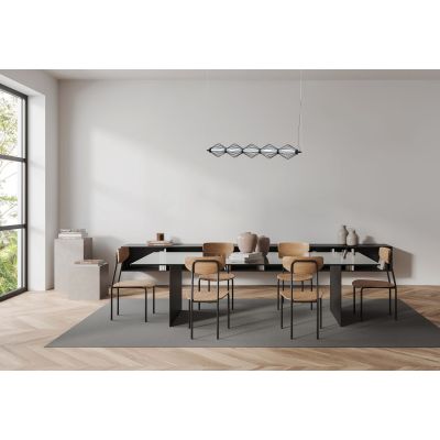 Italux Sevil lampa wisząca 5x25 W czarna PND-34403-5-BK