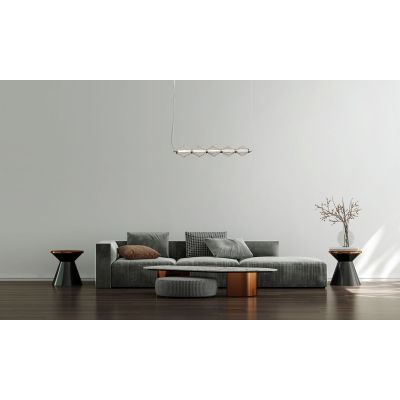 Italux Sevil lampa wisząca 5x25 W złota PND-34403-5-HBR