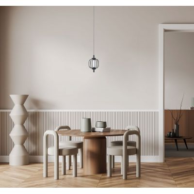 Italux Pedro lampa wisząca 1x4 W czarna PND-34405-1-BK