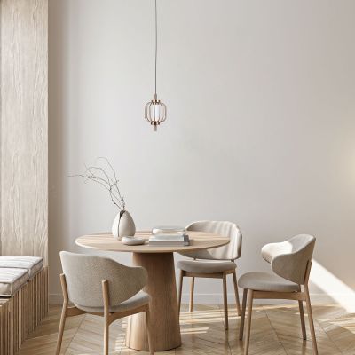 Italux Pedro lampa wisząca 1x4 W złota PND-34405-1-HBR