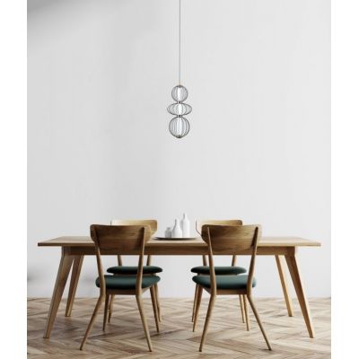 Italux Rabel lampa wisząca 1x10 W czarna PND-344221-3V-BK