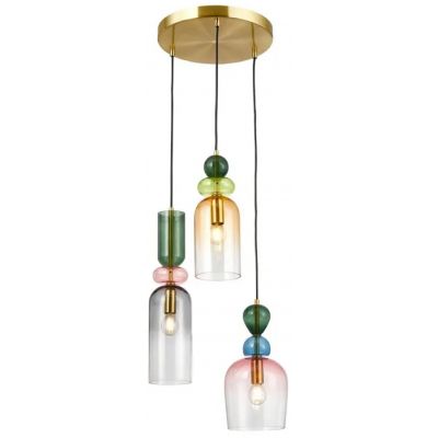 Italux Manso lampa wisząca 3x40 W złota PND-37462-3A-MC-GD