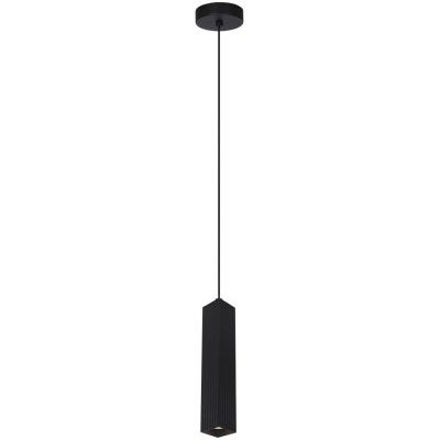 Italux Tecno lampa wisząca 1x10 W czarna PND-37492-1-BK