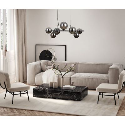 Italux Cabella lampa wisząca 7x5 W czarna PND-406007-7A-BCR