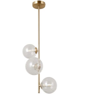 Italux Toledo lampa wisząca 3x5 W złota PND-40717-3-HBR