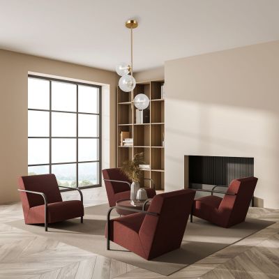 Italux Toledo lampa wisząca 3x5 W złota PND-40717-3-HBR