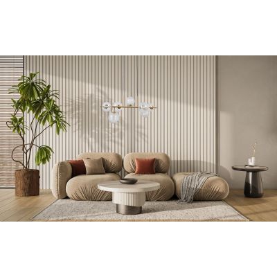 Italux Toledo lampa wisząca 7x5 W złota PND-40717-7-HBR