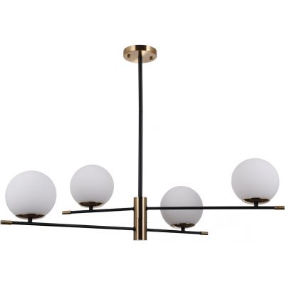 Italux Stelia lampa podsufitowa 4x5 W czarna PND-43660-4