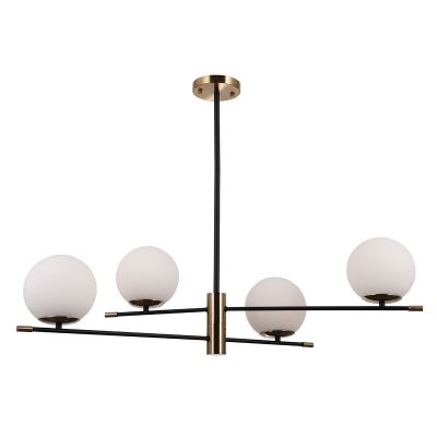 Italux Stelia lampa podsufitowa 4x5 W czarna PND-43660-4