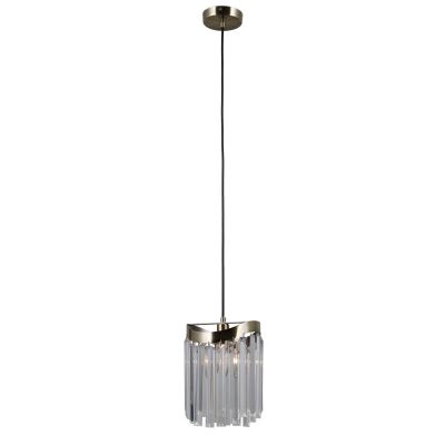 Italux Sabriga lampa wisząca 1x40 W brąz antyczny PND-44544-1