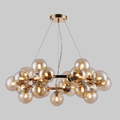 Italux Cabella lampa wisząca 25x28 W złota PND-5252-25-GD-CGN