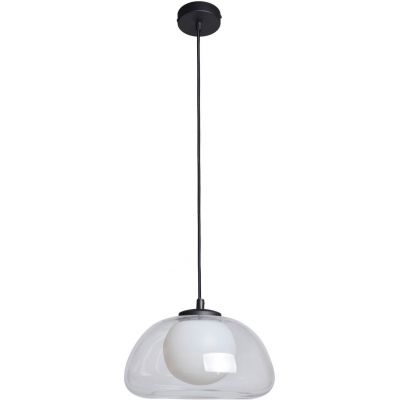 Italux Ainale lampa wisząca 1x7 W czarna PND-54637-1-BK-CL