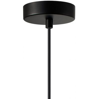 Italux Norlis lampa wisząca 1x40 W czarna-złota PND-54738A-1-BRO-AMB