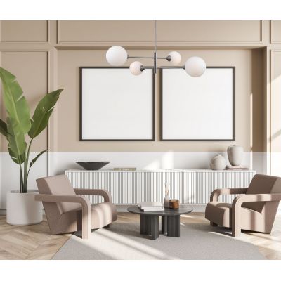 Italux Evora lampa podsufitowa 4x5 W nikiel satynowy PND-55342-4-SN