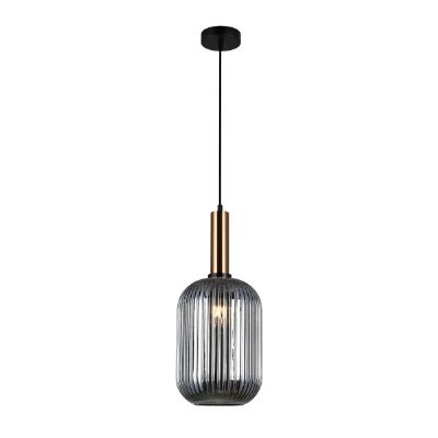 Italux Antiola lampa wisząca 1x40 W mosiądz PND-5588-1L-BRO+SG