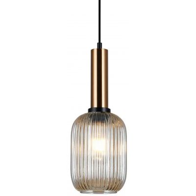 Italux Antiola lampa wisząca 1x40 W mosiądz PND-5588-1M-BRO+AMB