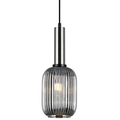 Italux Antiola lampa wisząca 1x40 W nikiel PND-5588-1M-SC+SG