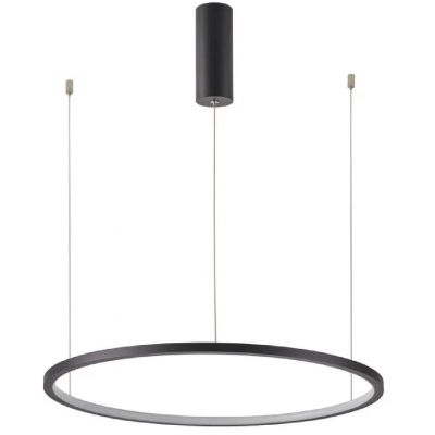 Italux Vinola lampa wisząca 1x38 W czarna PND-56135B-060RPP-BK-3KS4K-TRDIMM