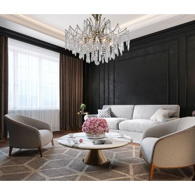 Italux Mallola lampa podsufitowa 4x40 W brąz antyczny PND-56808-8