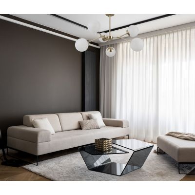 Italux Annes lampa podsufitowa 6x5 W brąz antyczny PND-56980-6B