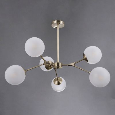 Italux Annes lampa podsufitowa 6x5 W brąz antyczny PND-56980-6B