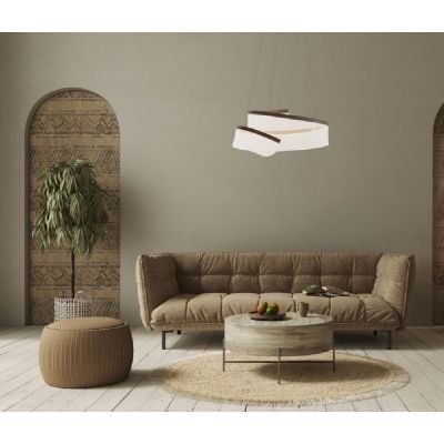 Italux Rustin lampa wisząca 1x45 W brązowa PND-58728-45W-3K