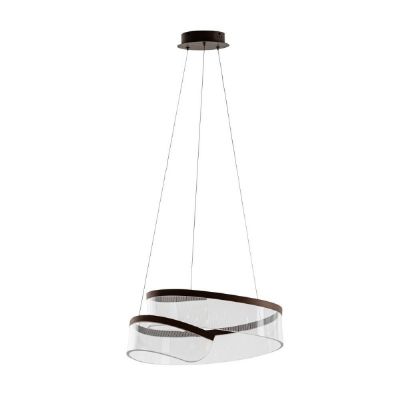 Italux Rustin lampa wisząca 1x45 W brązowa PND-58728-45W-3K