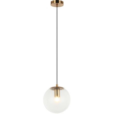 Italux Sarpo lampa wisząca 1x40 W mosiądz PND-58867-1S-BK-BRO