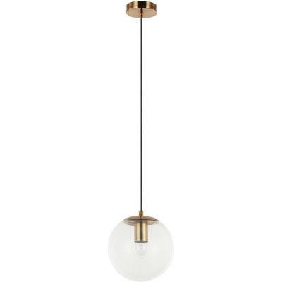 Italux Sarpo lampa wisząca 1x40 W mosiądz PND-58867-1S-BK-BRO