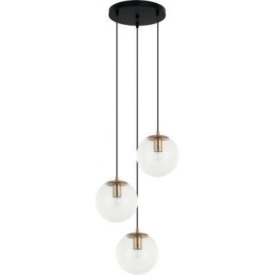 Italux Sarpo lampa wisząca 3x40 W mosiądz PND-58867-3S-BK-BRO