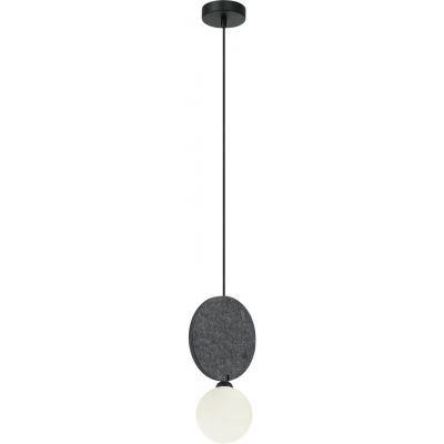 Italux Andrea lampa wisząca 1x25 W czarna/szary PND-59779-1M-GR
