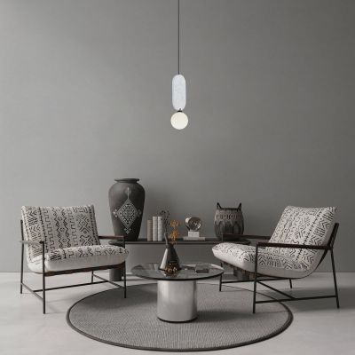 Italux Lorenzo lampa wisząca 1x25 W szary PND-59815-1-LGR