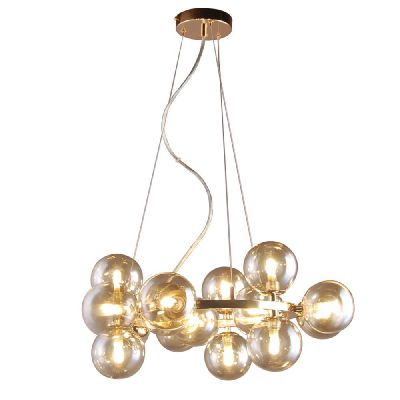 Italux Marbelio lampa wisząca 15x28 W złota PND-6161-15 GO+CO