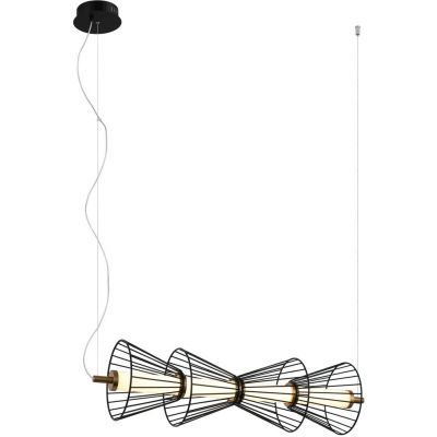 Italux Sanke lampa wisząca 1x15 W czarna PND-63849-4-BK