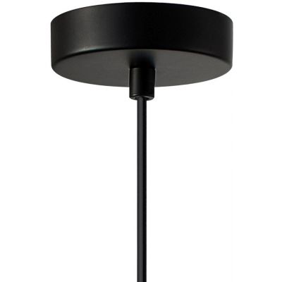 Italux Maluna lampa wisząca 1x40 W czarna PND-74920-1-BK-SG