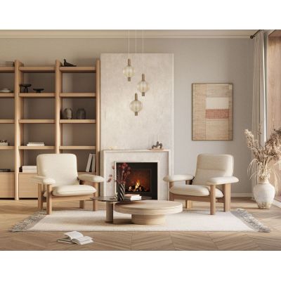 Italux Lenti lampa wisząca 3x18 W biała PND-83631-3-AB-AMB