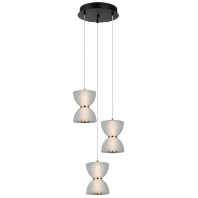 Italux Tica lampa wisząca 3x22 W biała PND-83949-3-BK