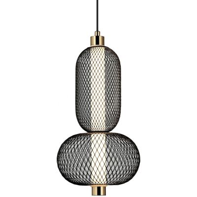 Italux Marco lampa wisząca 1x10 W czarna PND-84283-2-BK