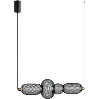 Italux Marco lampa wisząca 1x16 W czarna PND-84283-4-BK