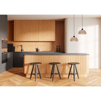 Italux Apiro lampa wisząca 1x7 W bursztynowa PND-84638-BK-AMB