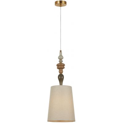 Italux Moren lampa wisząca 1x60 W brązowa PND-84678C-AB