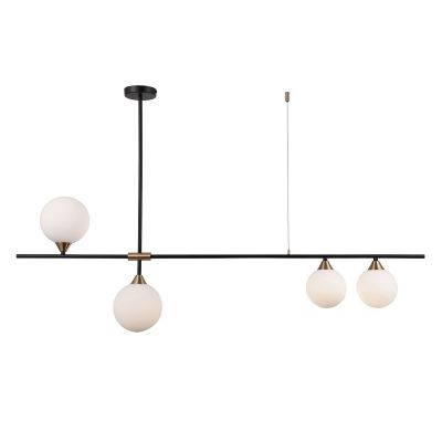 Italux Belmonte lampa wisząca 4x25 W czarna PND-9152-4