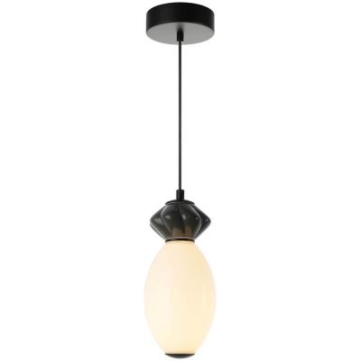 Italux Balos lampa wisząca 1x7 W czarna PND-94921-1B-BK