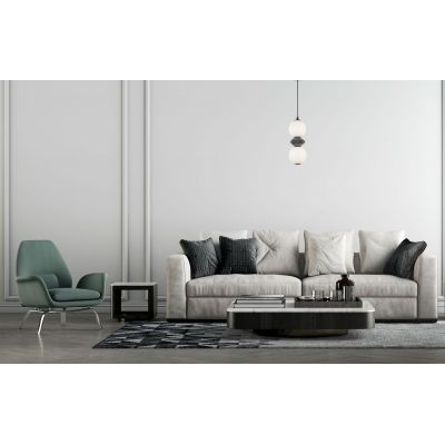 Italux lampa wisząca 1x10 W czarna PND-94921-2A-BK