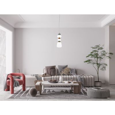 Italux Evans lampa wisząca 1x15 W złota PND-94981V-3B-GD